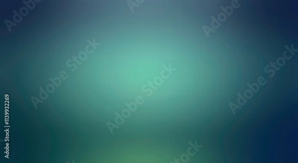 Obraz Serene Teal Gradient: A calming and sophisticated teal gradient background perfect for presentations, websites, or design projects.