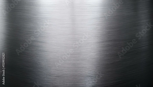 Fototapeta 光沢を持つシルバーのマット金属