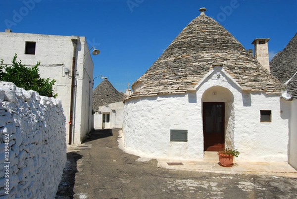 Fototapeta In the heart of Trulli of Alberobello - Apulia - Italy