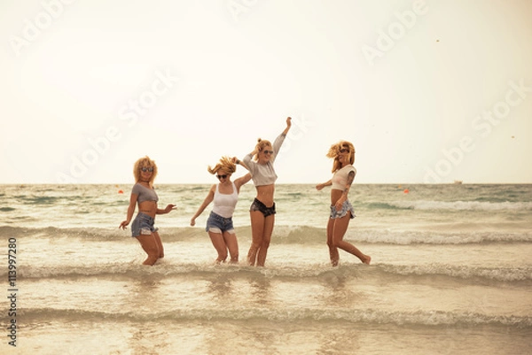 Fototapeta Enjoying beach time