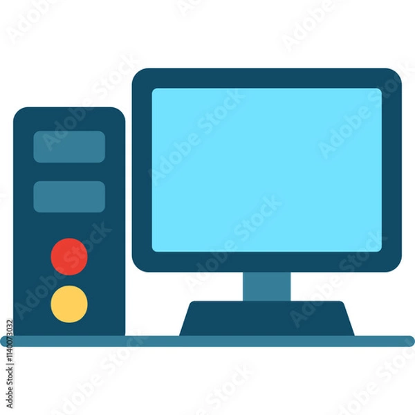 Fototapeta Desktop Computer Icon