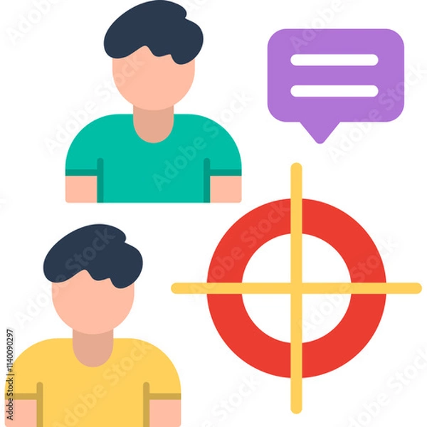 Obraz Focus Group Icon