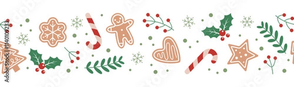 Obraz Gingerbread border
