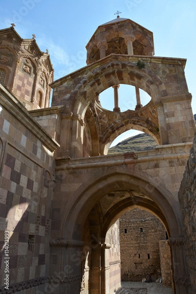 Fototapeta Architecture of Saint Stepanos Armenian monastery in Iran