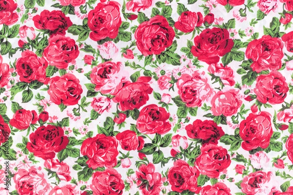 Obraz floral fabric
