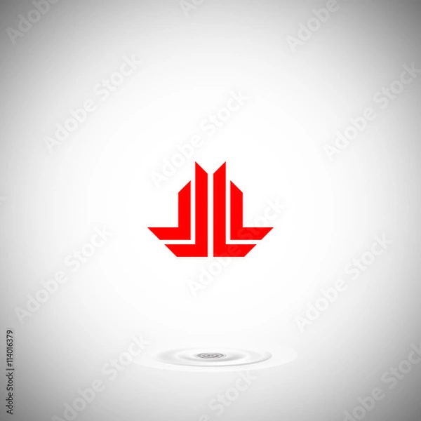 Obraz Letter L logo icon design template elements
