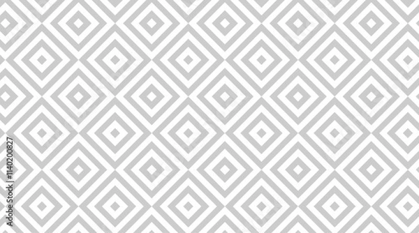 Fototapeta Seamless pattern design with square geometric shape | Pattern background design with gray color