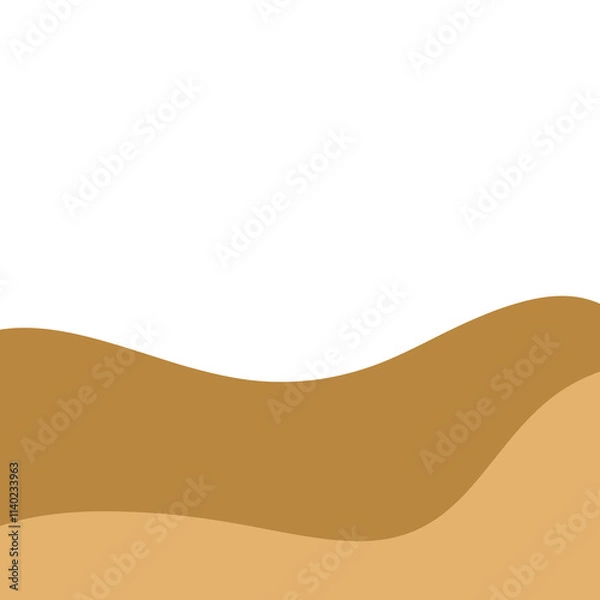 Fototapeta Desert illustration