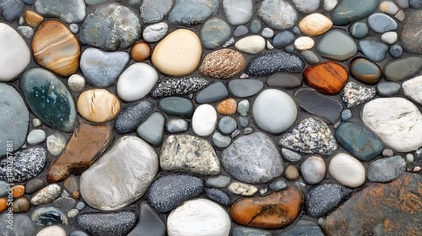 Fototapeta Calming Rhythms Illustration Featuring Soft Waves and Harmonious Abstract Patterns