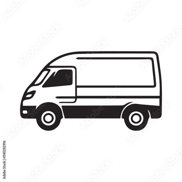 Fototapeta Van Vector illustration