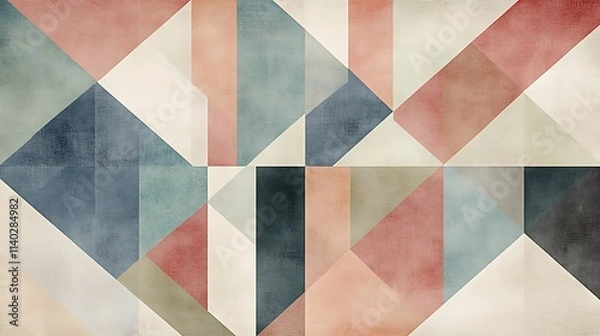 Fototapeta Calming Rhythms Illustration Featuring Soft Waves and Harmonious Abstract Patterns