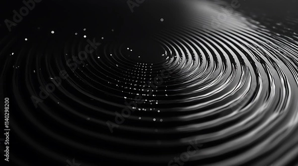 Fototapeta Calming Rhythms Illustration Featuring Soft Waves and Harmonious Abstract Patterns