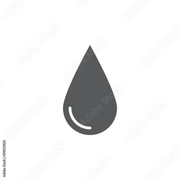 Fototapeta water drop icon