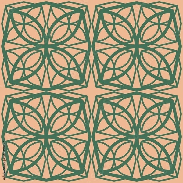 Fototapeta seamless pattern with flowers