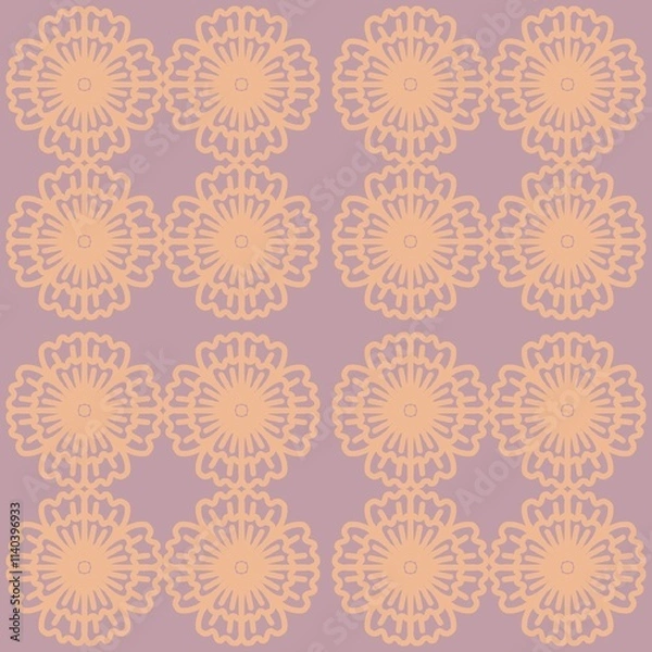 Fototapeta seamless pattern with flowers