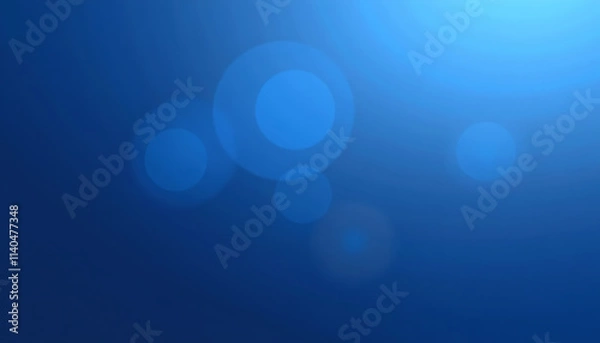Fototapeta Blue Background: A smooth gradient of various blue shades creating a calming and serene atmosphere perfect for professional or artistic design. background copyspace