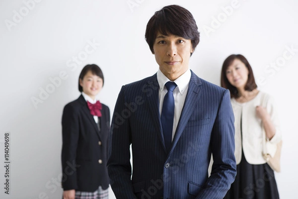 Fototapeta 家族のポートレート