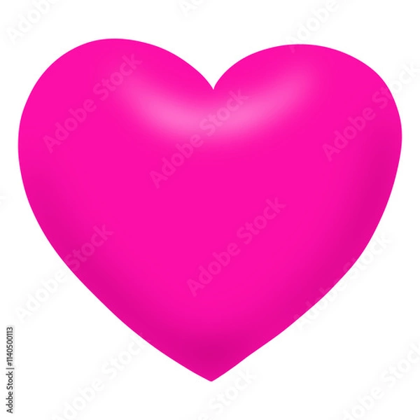Obraz pink heart