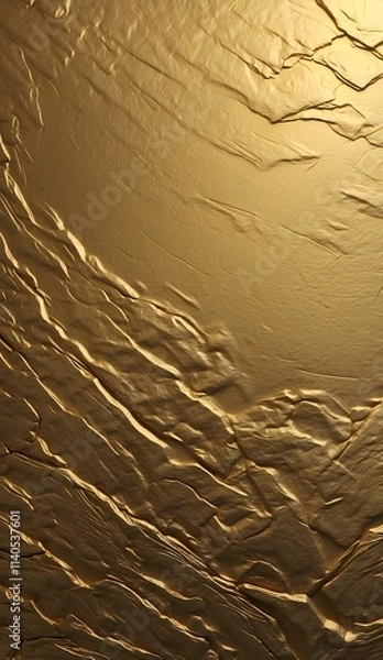 Fototapeta Goldene strukturierte Oberfläche - Vorlage Hintergrund Grafik