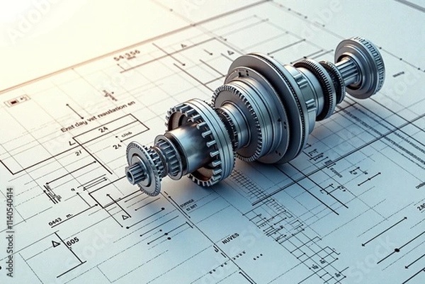 Obraz Mechanical Engineering Drawing