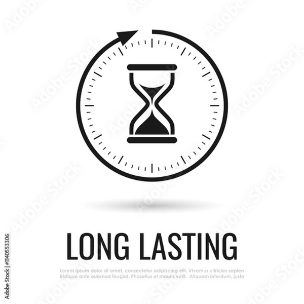 Obraz Long lasting web icon