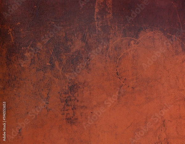 Obraz Grunge background of brown leather texture