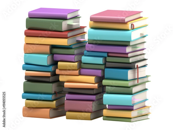 Fototapeta font design of the books
