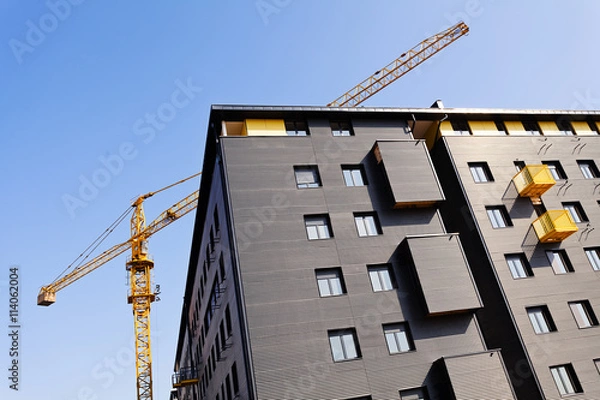 Obraz completion of the building