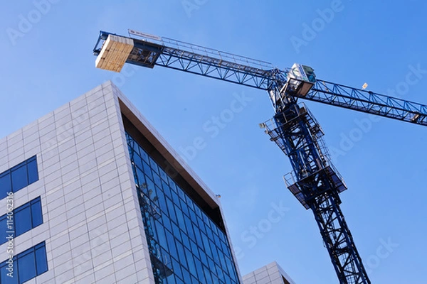 Fototapeta completion of commercial buildings