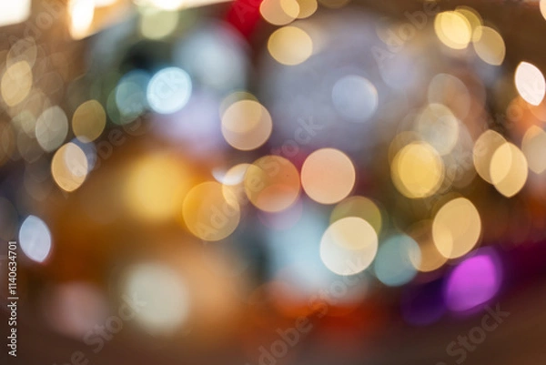 Fototapeta colorful bokeh blurred background