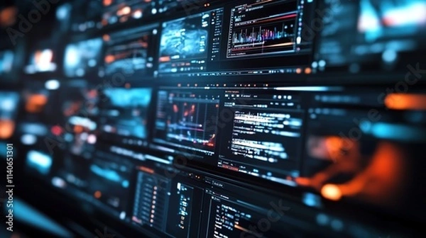 Obraz A computer screen displaying multiple video editing software applications