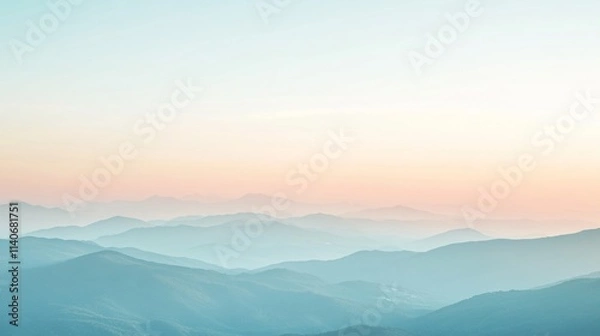 Obraz Softly Blurred Pastel Gradient Background