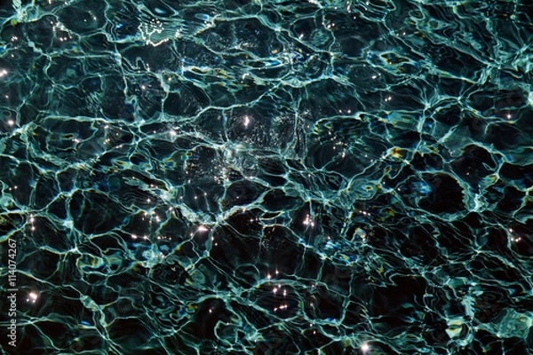 Fototapeta abstrakt water in the pool
