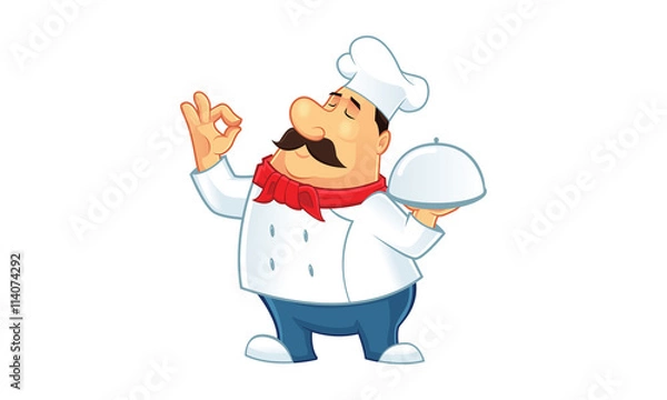 Obraz Professional Chef Mascot