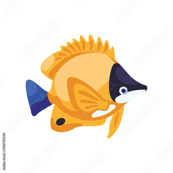 Obraz vector illustration of a fish