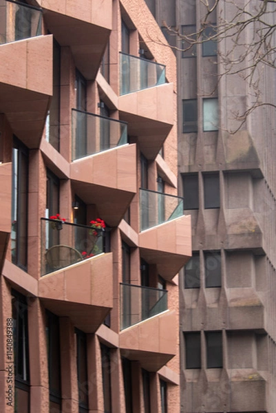 Obraz Balcons of building