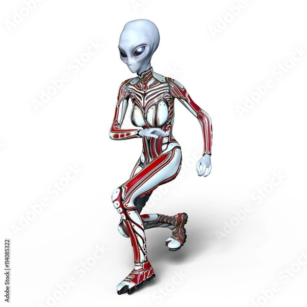 Fototapeta 女性エイリアン