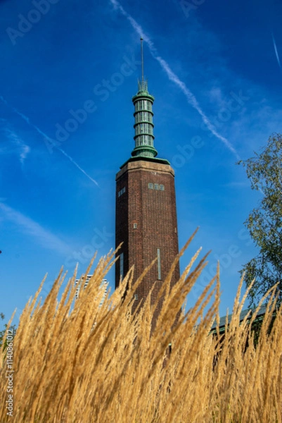 Obraz Top on an old building in Rotterdam