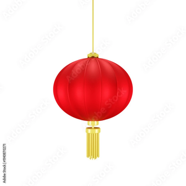 Obraz Red Chinese Lantern 3d