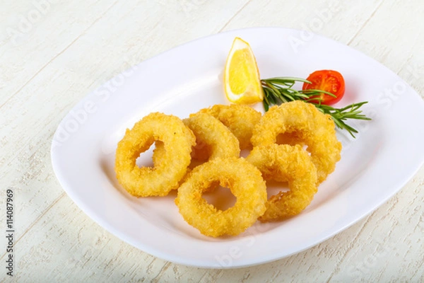Fototapeta Calamari rings