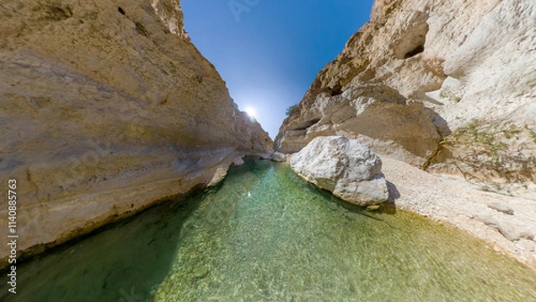 Obraz Photo of Wadi Hawer, Oman.