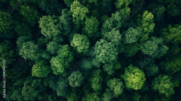 Fototapeta Beautiful forest and trees.
