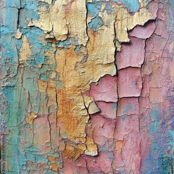 Fototapeta Crackle surface- abstract pattern.