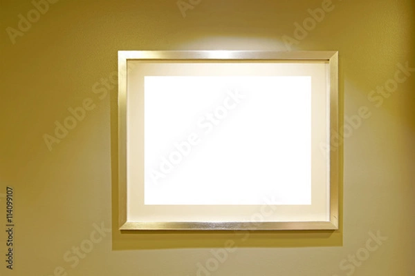 Fototapeta empty modern picture frames