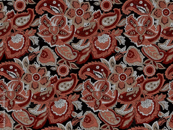 Obraz Neon Bloom Digital Abstract Allover Design Pattern