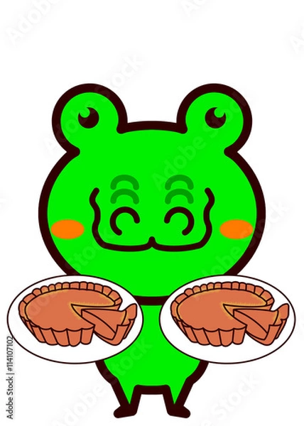 Obraz キッシュ・ロレーヌと動物シリーズ