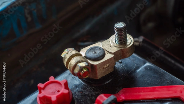 Obraz Corroded Battery Terminal
