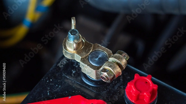 Obraz Corroded Battery Terminal