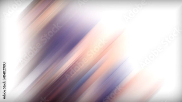 Fototapeta 4K abstract blue and gray motion blurred background with diagonal lines.

