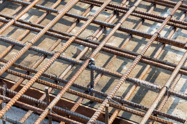 Obraz Deformed steel bars